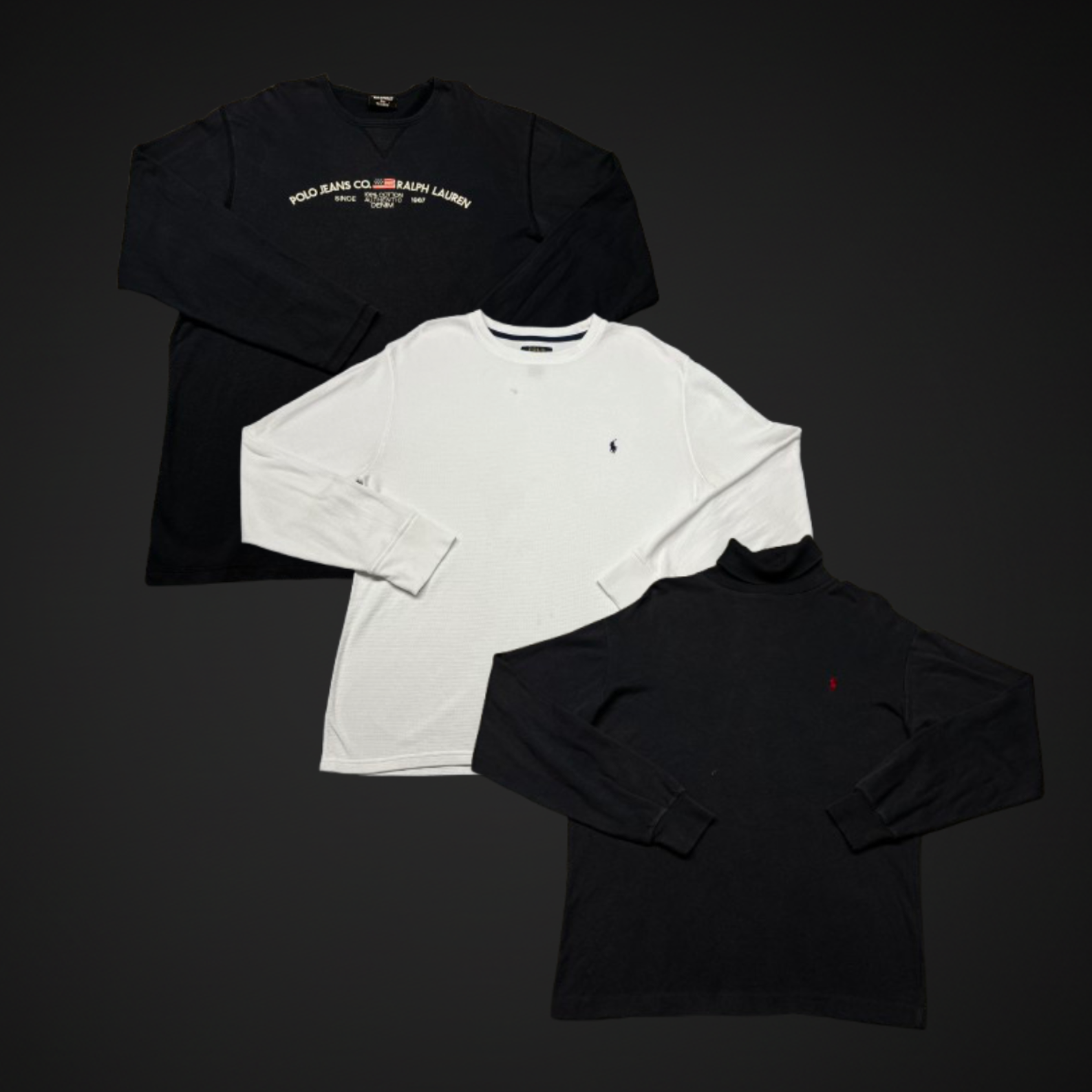 Lot de 20 T-shirts Manches Longues Ralph Lauren (Exclusif) - Grade A