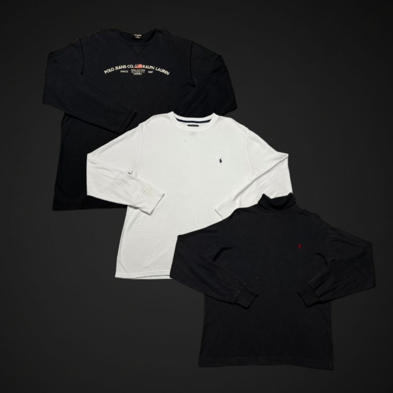 Lot de 20 T-shirts Manches Longues Ralph Lauren (Exclusif) - Grade A-1