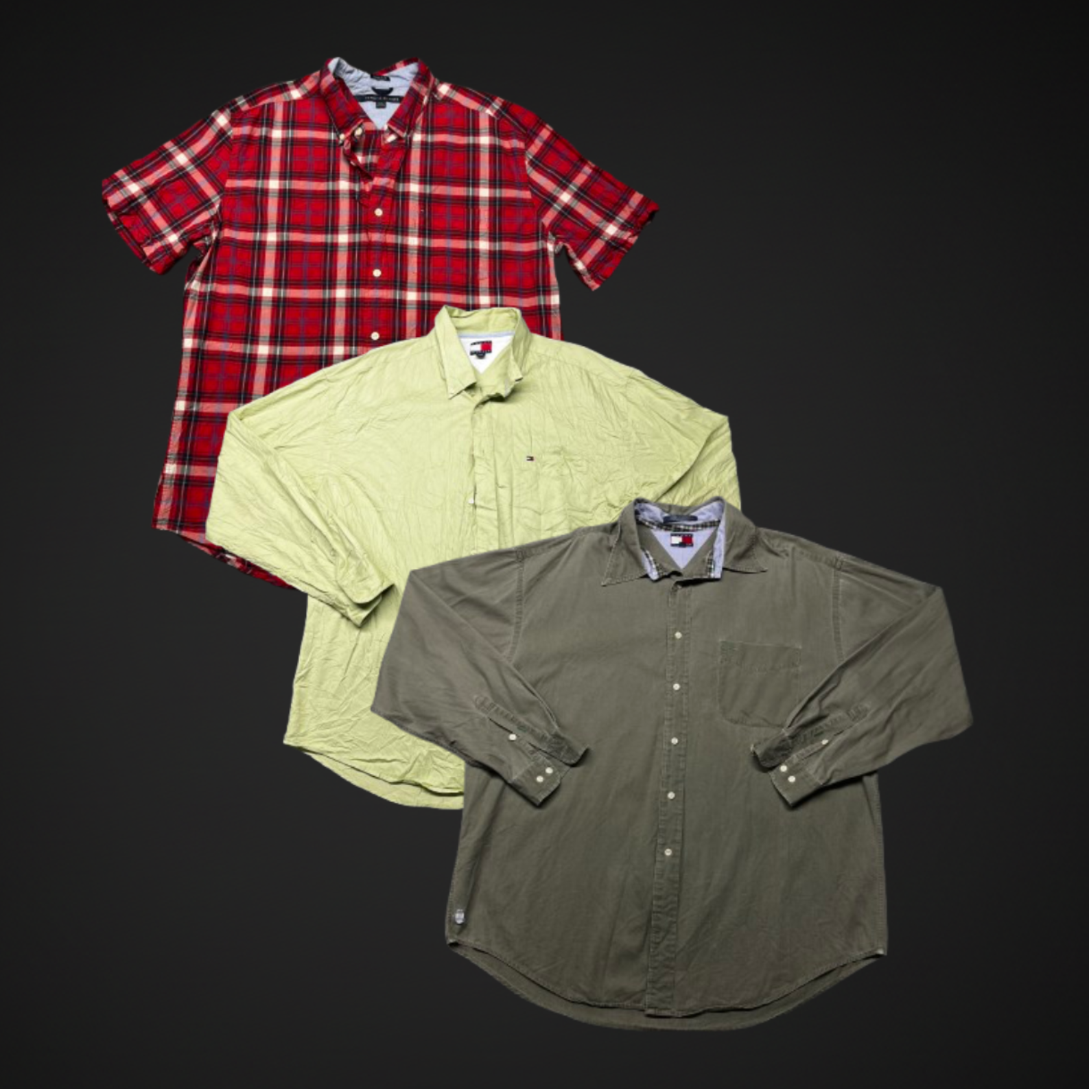 Lot de 20 Chemises Premium (Lacoste, Tommy Hilfiger) - Grade A